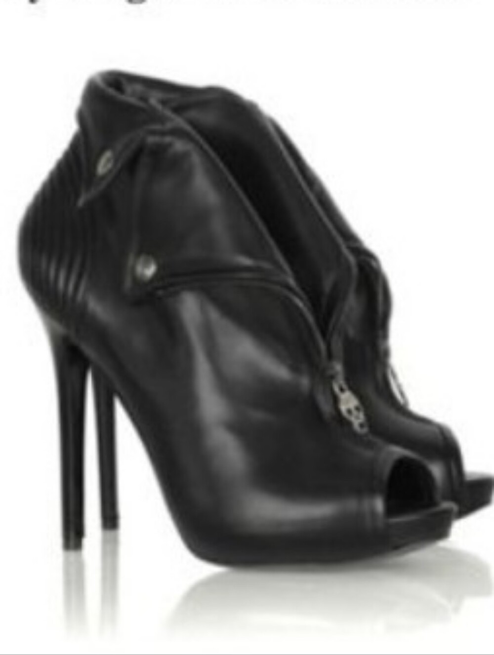 Alexander McQueen Authentic “Faithful” Skull Zip Booties • 38.5 • Iconic Heels